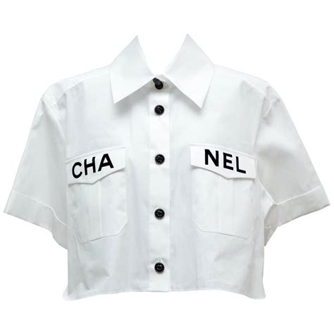 white chanel tops women